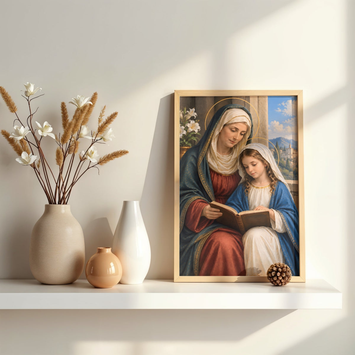 Santa Ana y la niña María
