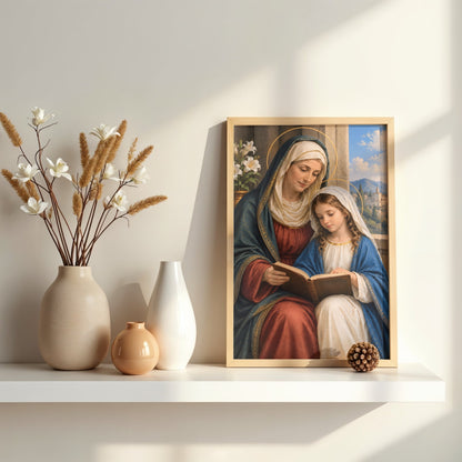 Santa Ana y la niña María