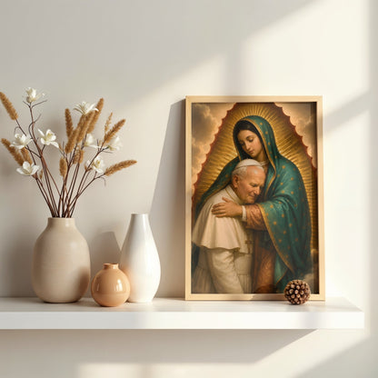 Virgin of Guadalupe and Saint John Paul II