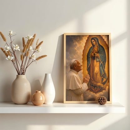 Saint John Paul II and Our Lady of Guadalupe