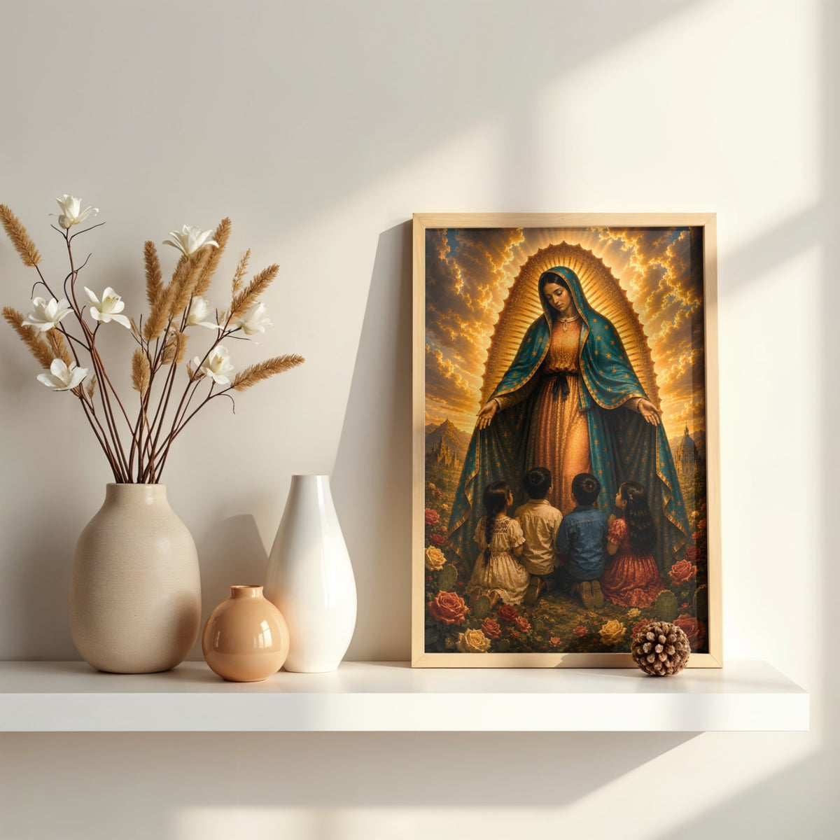 Virgin of Guadalupe with Children