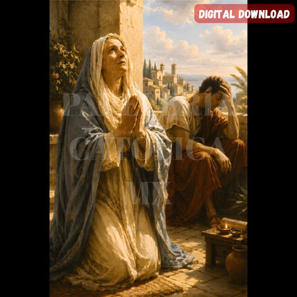 Saint Monica Praying for Saint Augustine