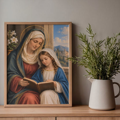 Santa Ana y la niña María