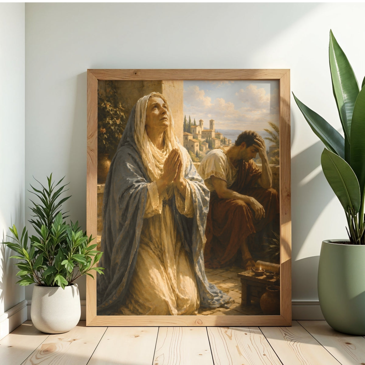 Saint Monica Praying for Saint Augustine