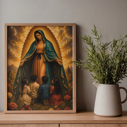 Virgin of Guadalupe with Children