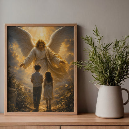 Guardian Angel with Children