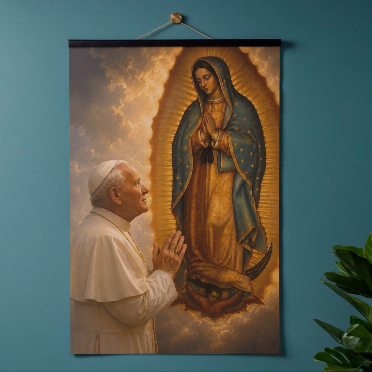 Saint John Paul II and Our Lady of Guadalupe