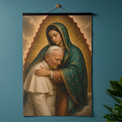 Virgin of Guadalupe and Saint John Paul II