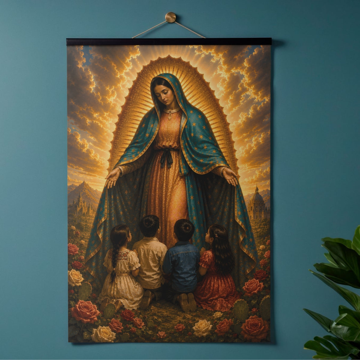 Virgin of Guadalupe with Children