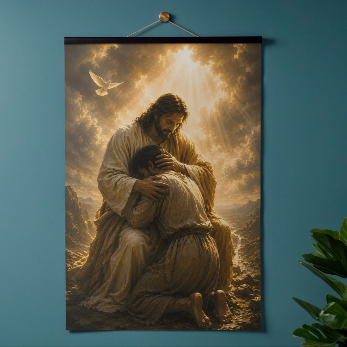 Jesus Comforting a Man