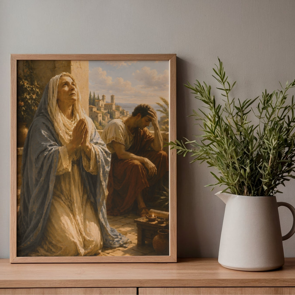 Saint Monica Praying for Saint Augustine