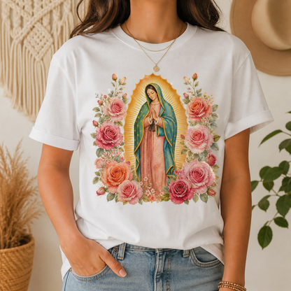 Virgen de Guadalupe con Rosas