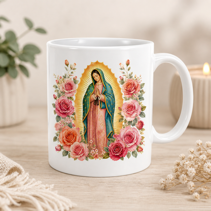 Virgen de Guadalupe con Rosas