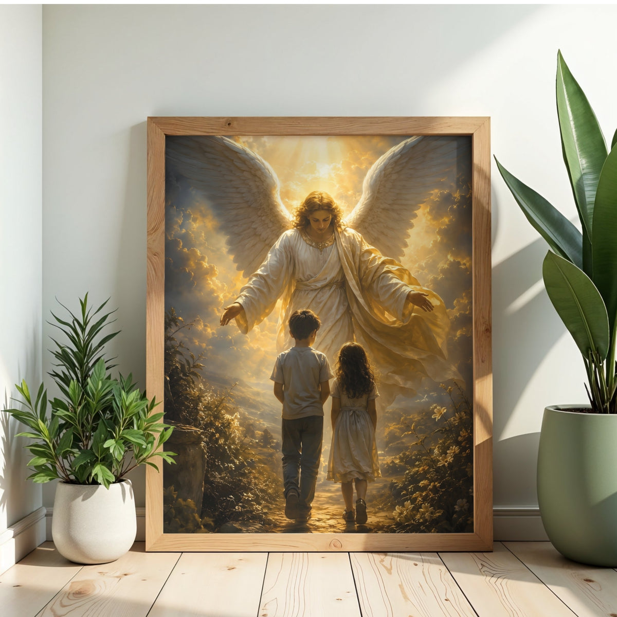 Guardian Angel with Children