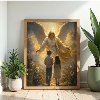 Guardian Angel with Children