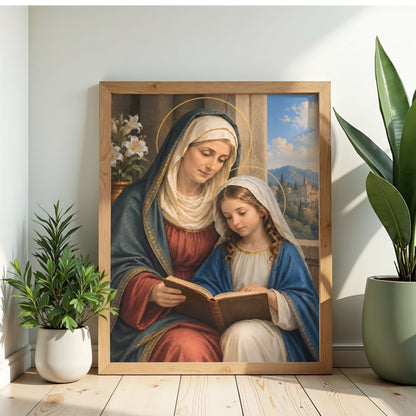 Santa Ana y la niña María