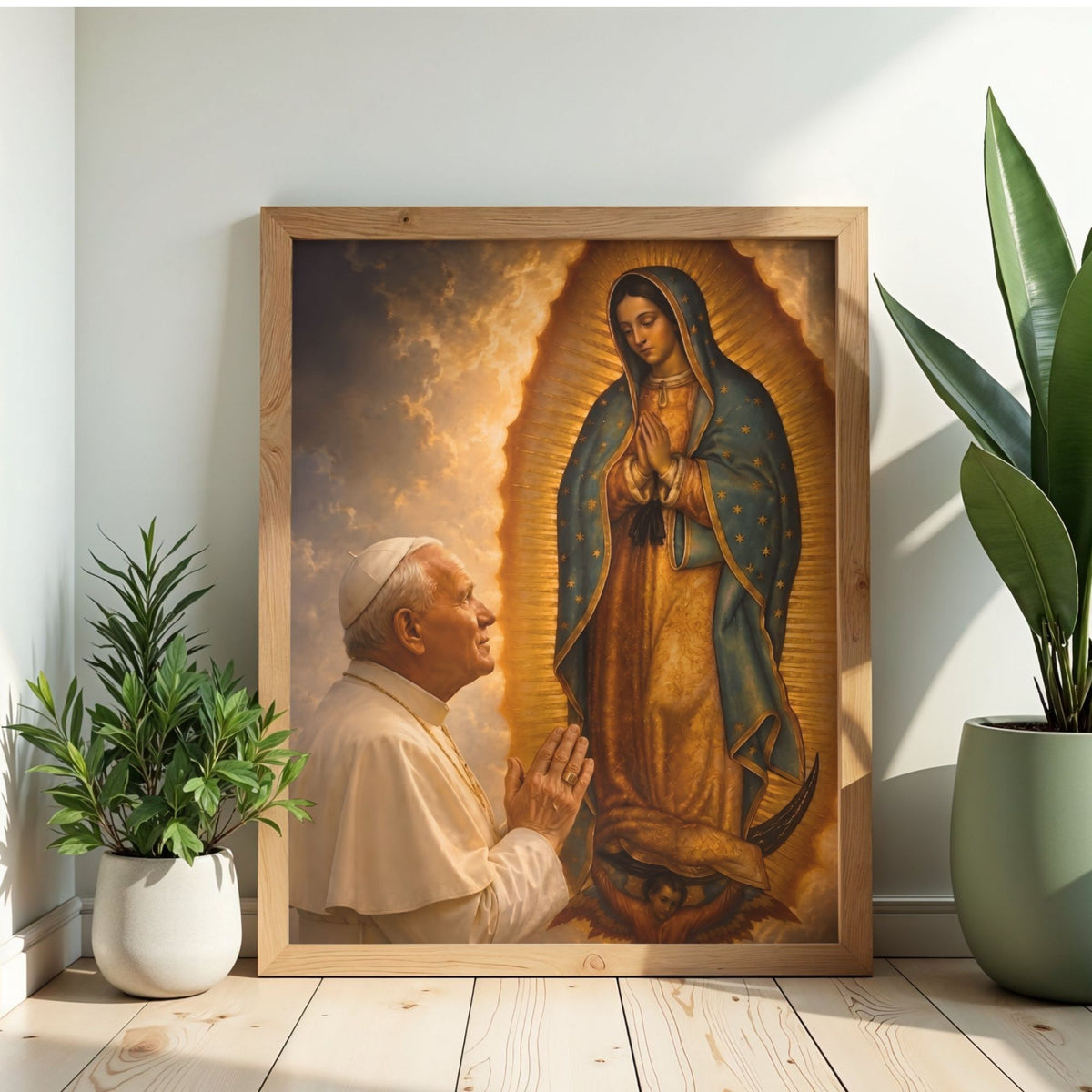 Saint John Paul II and Our Lady of Guadalupe