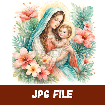 Virgen María con Niño Jesús - 20 Imágenes