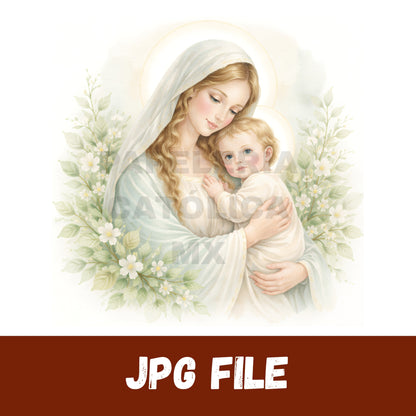 Virgen María con Niño Jesús - 20 Imágenes