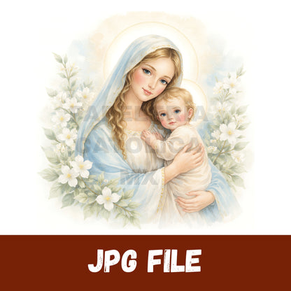 Virgen María con Niño Jesús - 20 Imágenes