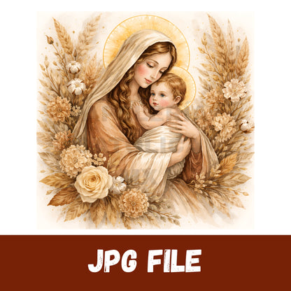 Virgen María con Niño Jesús - 20 Imágenes