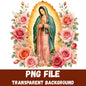 Virgen de Guadalupe con Rosas