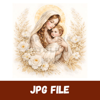 Virgen María con Niño Jesús - 20 Imágenes