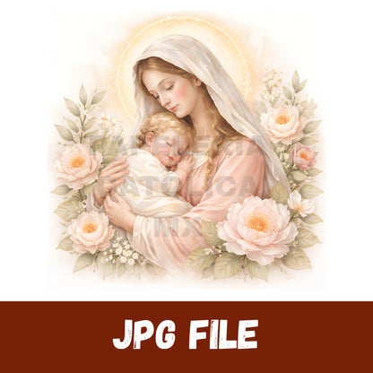 Virgen María con Niño Jesús - 20 Imágenes