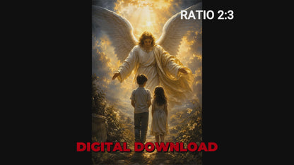Guardian Angel with Children